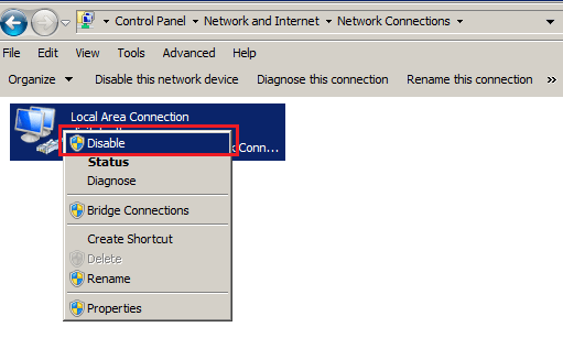 Disable lan of B310s-927