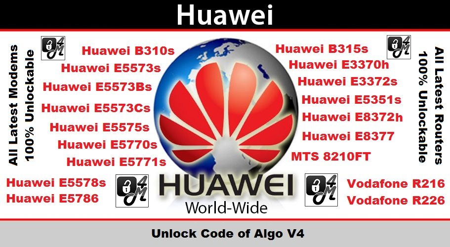 Huawei New Algo V4 Unlock Codes 100 Working On Supported Modems News Updates And Guides On Latest Technology Gadgets